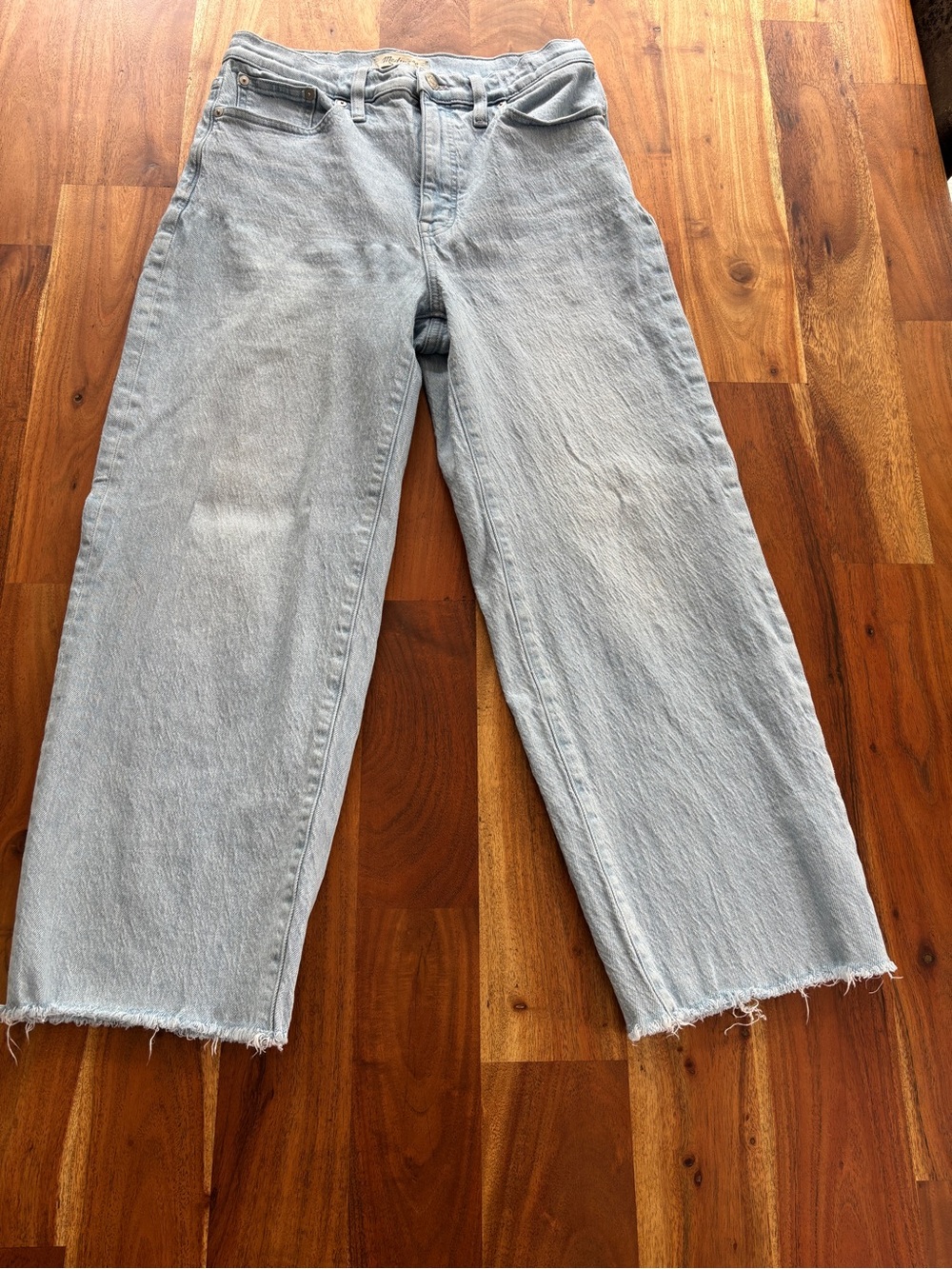 Madewell The Perfect Vintage Wide Leg Crop Jean - Size 28